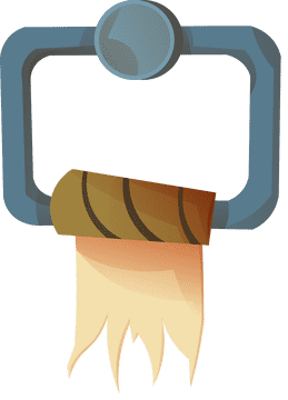 Toilet paper roll holder clipart