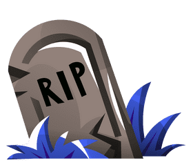 Tombstone broken clipart