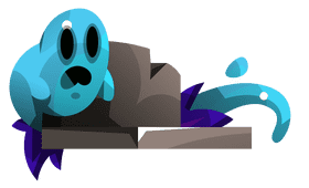 Tombstone ghost clipart