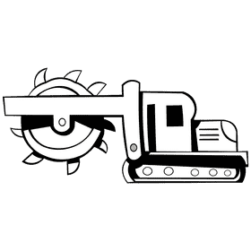 Trencher black and white clipart