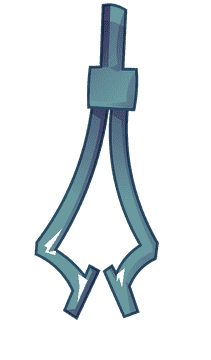 Tweezers curvy clipart