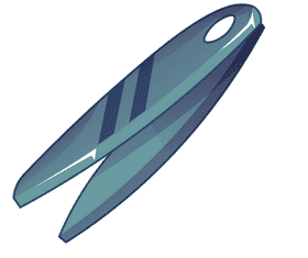Tweezers flat clipart