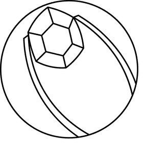 Tweezers gem black and white clipart