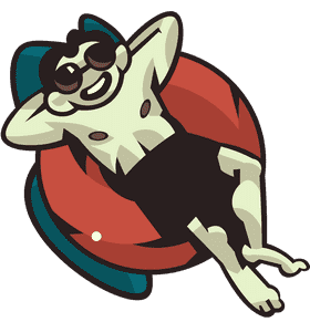 Water float man clipart