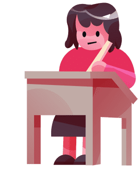Writing table clipart