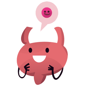Bladder happy clipart
