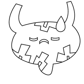 Bladder sick black and white clipart