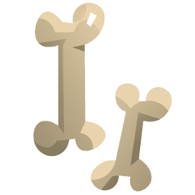 Bones couple clipart