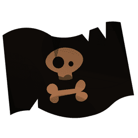 Bones flag clipart