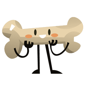 Bones shy clipart
