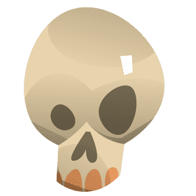 Bones skull clipart