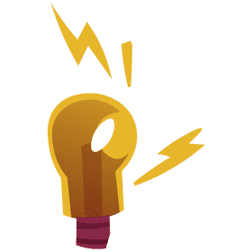 Brain lamp clipart