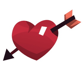 Heart arrow clipart