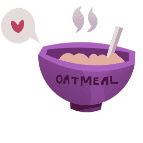 Intestines oatmeal clipart