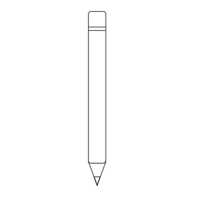 Pencil drawing black and white clipart
