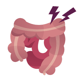 Intestines pain clipart