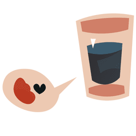 Kidneys water clipart