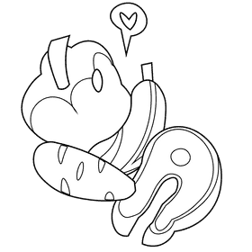 Liver food black and white clipart