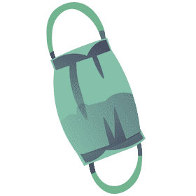 Lungs mask clipart