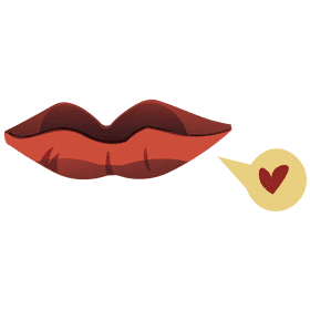 Mouth love clipart