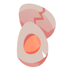Muscles eggs clipart