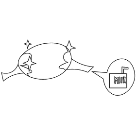 Muscles strong black and white clipart