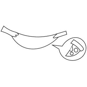 Muscles weak black and white clipart