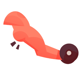 Muscles workout clipart