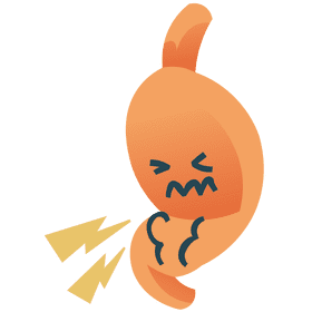Stomach hungry clipart