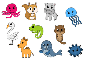 Animals vector