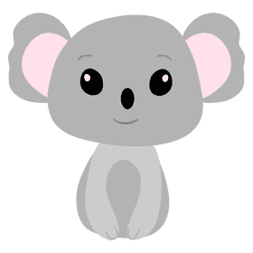 Koala bear clipart