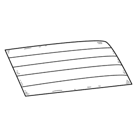 Beach mat black and white clipart