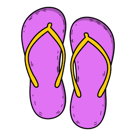 Flipflops clipart