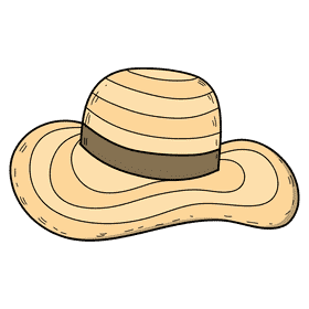 Summer hat clipart