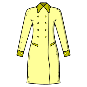 Female coat clipart