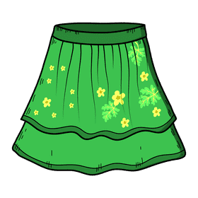 Female skirt clipart