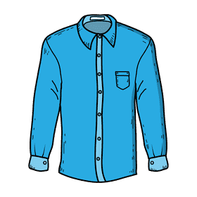 Male shirt clipart