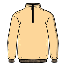 Male sweatshirt clipart