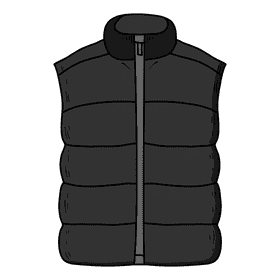 Vest jacket clipart