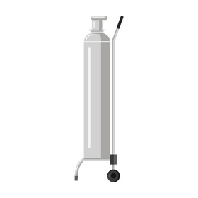 Oxygen tank clipart