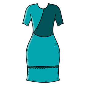 Gown clipart