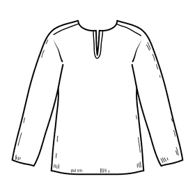 Shirts black and white clipart