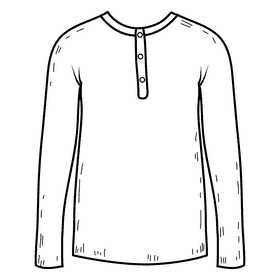 Shirts black and white clipart
