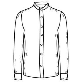 Shirts black and white clipart