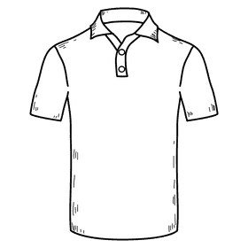 Shirts black and white clipart