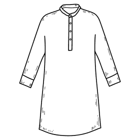Shirts black and white clipart