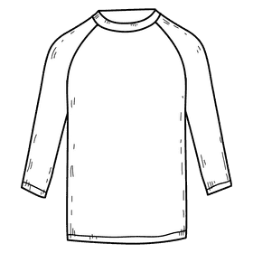 Shirts black and white clipart