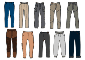 Trousers vector
