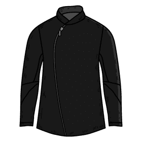 Men fencing jacket clipart