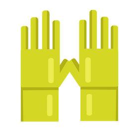 Latex gloves clipart